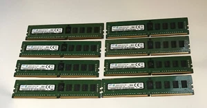 64GB (8x8GB) RDIMM 2RX8 DDR4 PC4-17000 2133MHz (288 Pin) (ECC) Memory for Server - Photo 1/2