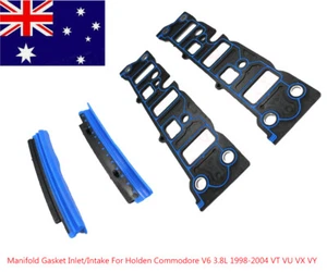 Manifold Gasket Inlet/Intake For Holden Commodore V6 3.8L 1998-2004 VT VU VX VY - Picture 1 of 7