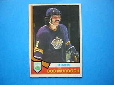 1974/75 O-PEE-CHEE NHL HOCKEY CARD #194 BOB MURDOCH ROOKIE EX/NM SHARP!! OPC - Image 1 of 2