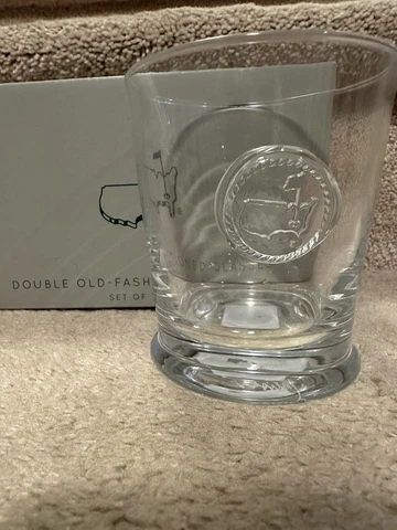 Augusta National Golf Club 2 Double Old-Fashion Rocks Glasses Juliska (new) Cover