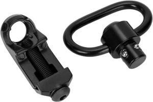 QD Sling Swivel Attachments 45 Degree Low Profile For Picatinny Rail Mount Steel - Picture 1 of 14
