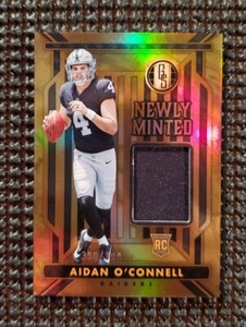 2023 Gold Standard Aidan O'Connell Newly Minted 390/399 Rookie QB Las Vegas...