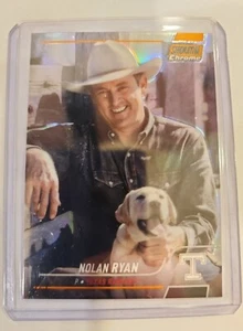 2022 Topps Stadium Club Nolan Ryan Orange Chrome Short Print SP #76/99 - Picture 1 of 4