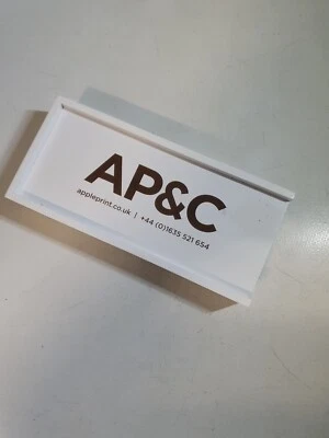 (AP&C) 2 In 1 Domino's And Pick Up Sticks In White Wooden Box Set  - Image 1 of 4