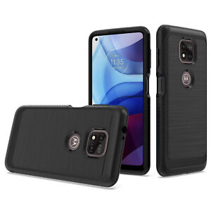 Motorola Moto G Power 2021 Case Slim Shockproof Cover +Tempered Screen Protector