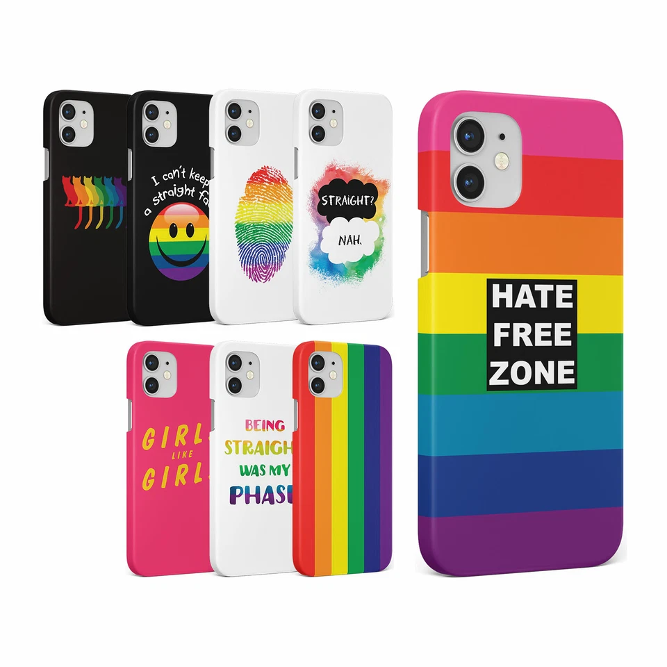 CASE FOR IPHONE 16 15 14 13 12 11 SE 8 PRO MAX HARD PHONE COVER LGBT PRIDE GAY - Image 1 of 1