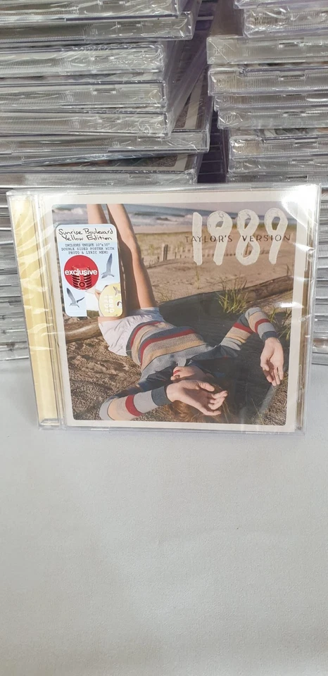 Taylor Swift 1989 Taylor’s Sunrise Boulevard Yellow Edition CD Clean Case - Image 1 of 1