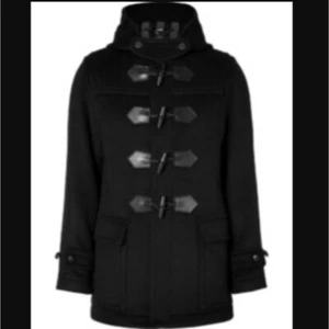 Burberry Wool Toggle Duffle Coat in Black 6 - Picture 1 of 8