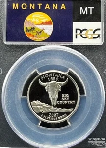 2007-S Montana 25C PCGS PR 70 Deep Cameo - Picture 1 of 4