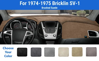 Dashboard Dash Mat Cover for 1974-1975 Bricklin SV-1 (Brushed Suede) - Image 1 of 4