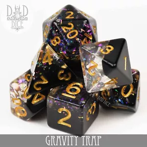 Juego de dados - Gravity Trap - 7 dados de resina - RPG - Dungeons and Dragons - Imagen 1 de 3