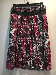 Worthington Women's Multi-Colored Pleated Front Skirt Size 4 - Picture 1 of 3