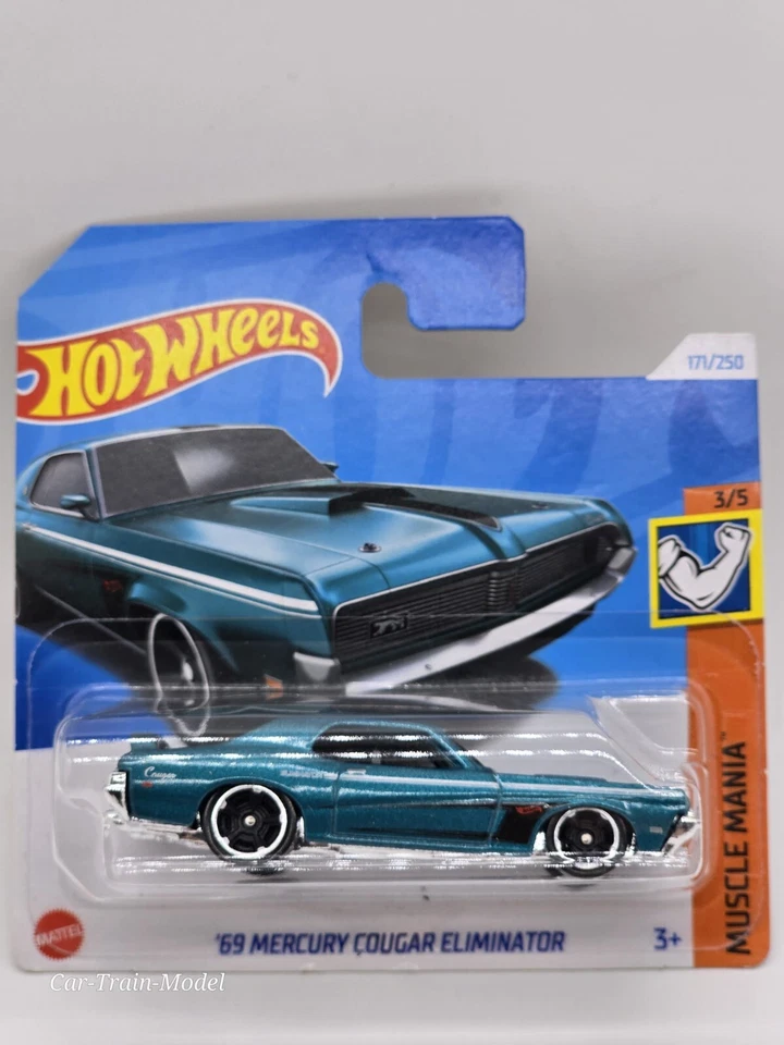 '69 Mercury Cougar Eliminator - Then and Now 10/10 HOT WHEELS 1:64 1/64 - Immagine 1 di 1