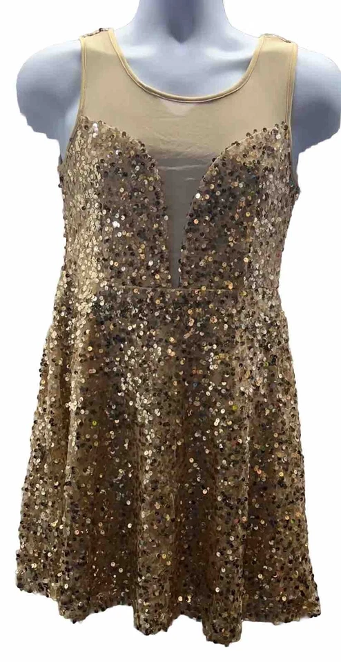 Vestido dorado grande Red Clover para mujer Foto 1 de 2