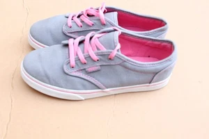 Vans Off The Wall 721356 rosa Schnürschuhe Low-Top Freizeit Skateschuhe Damengröße 4 - Bild 1 von 7