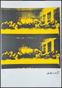 ANDY WARHOL * The last Supper * signed lithograph * Kunstdruck* limited # 99/125 - Bild 1 von 8
