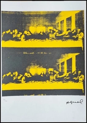 ANDY WARHOL * The last Supper * signed lithograph * Kunstdruck* limited # 99/125 - Bild 1 von 4