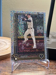 Brice Turang 2025 Topps Series 1 #45 Confetti Foil Parallel - Milwaukee Brewers - Imagen 1 de 2