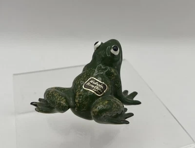 Estatuilla de rana china Helvin Bone de colección sapo pintado a mano Foto 1 de 4