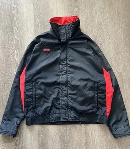 Vintage Columbia Bugaboo Jacket Men's Large Black Red Yellow Full Zip 90's Y2K - Picture 1 of 9