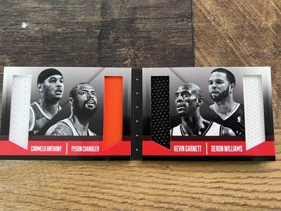 Kevin Garnett/CARMELO ANTHONY 2013 PANINI PREFERRED GAME-WORN JERSEY /199 - Image 1 of 3