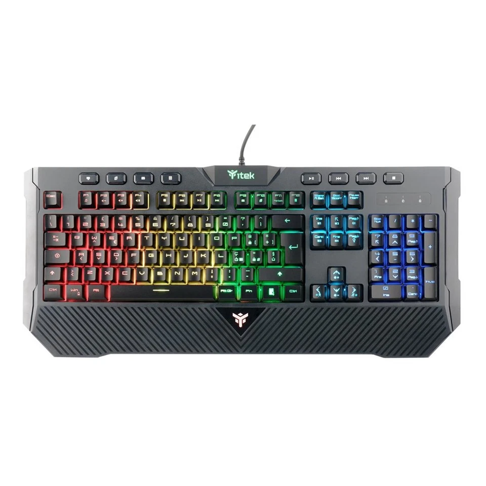 Itek Tastiera Gaming "q11" membrana RGB multimediale USB Itkgmmq11 puntamento GI