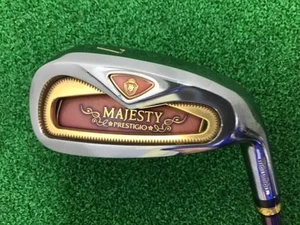 Ladies MARUMAN MAJESTY PRESTIGIO Gold Premium #7 Iron Flex-L No Head Cover - Picture 1 of 5