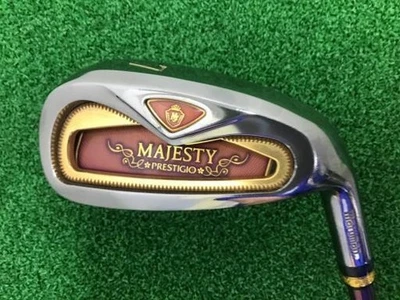 Ladies MARUMAN MAJESTY PRESTIGIO Gold Premium #7 Iron Flex-L No Head Cover - Image 1 of 4