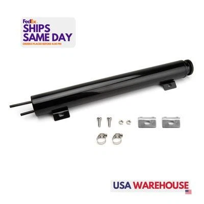 Specialty 9975BK, un tanque de desbordamiento de radiador 2 pulgadas X 17 pulgadas negro inoxidable negro  Foto 1 de 4