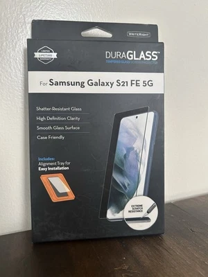 Protector de pantalla de vidrio templado DuraGlass para Samsung Galaxy S21 FE 5G Foto 1 de 2