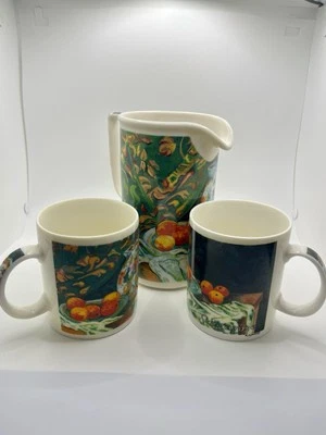 CHALEUR MASTER BODEGÓN CEZANNE 32 OZ. JUEGO 2 TAZAS JARRA 7" Foto 1 de 4