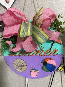 Handcrafted Hello Spring Door Hanger  - Picture 1 of 2