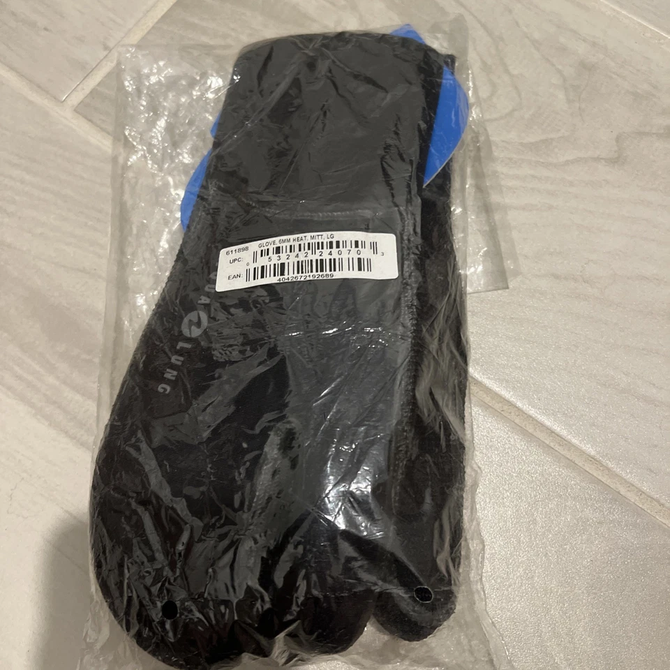 Перчатка для легких Aqua большая рукавица 6 мм - Изображение 1 из 3