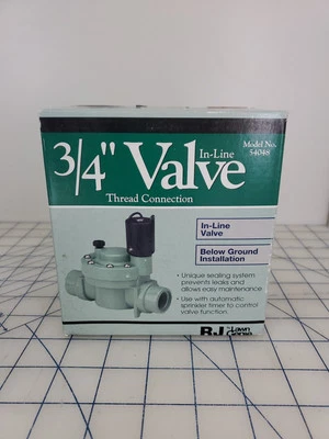 3/4" Valve In-Line thread connection below ground RJ by Lawn Genie 54048 - Image 1 of 4