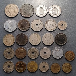 CONGO BELGA BELGIAN CONGO LOTE 26 MONEDAS - Picture 1 of 2