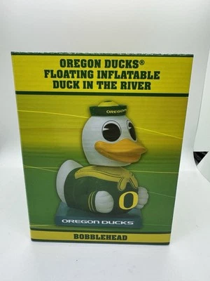 Oregon Ducks Floating Inflatable Duck In The River BOBBLEHEAD - Image 1 of 3