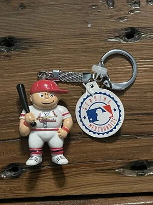 Vintage Rare St Louis Cardinals MLB Baseball Keychain 1986 LIL' Sports Brat -New - Image 1 of 2