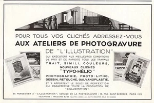 Alte Werbung " Fotogravur 1933 " - Bild 1 von 1
