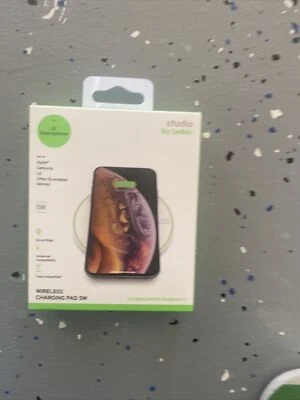Studio by Belkin 5W Wireless Qi Charging Pad For iPhone and Android NEW - Image 1 of 2