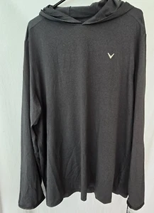 Men's XL Callaway Hoodie GRAY Lightweight Golf Opti Dri - Picture 1 of 7