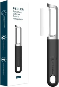 Swivel Peeler - 420J2 Steel, Dual Blade, Ergo Handle - Dishwasher Safe - Picture 1 of 7