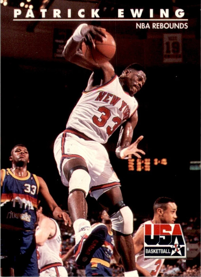 1992-93 SkyBox USA Basketball. Patrick Ewing (101) Basketball Cards #27 - Image 1 of 2