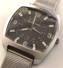 Paul Smith Automatic Analog Square watch Design Men wristwatch working Used