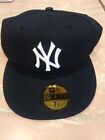 New Era MLB New York Yankees 59Fifty Basic Fitted Baseball Cap Hat Brand New