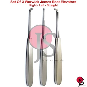 Teeth Loosening Root Elevator Warwick James Tooth Extraction Extracting Dental - Picture 1 of 8