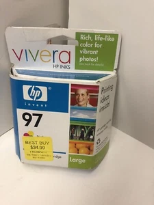 Genuine HP Vivera Inkjet 97 TriColor Ink Cartridge Deskjet Officejet EXP 3/2006 - Picture 1 of 5