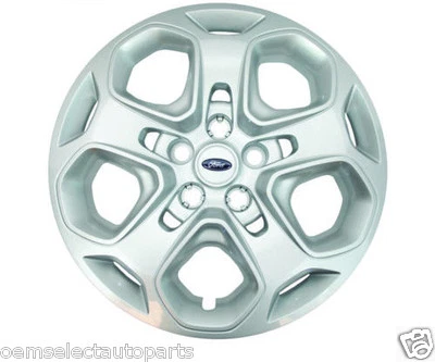 Cubierta de rueda completa Ford Fusion 2010-2012 OEM NUEVA 17" tapacubos plata brillante Foto 1 de 4