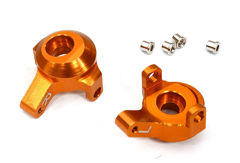 Billet Machined Alloy Steering Knuckles for Axial 1/24 SCX24 Rock Crawler - Image 1 of 1