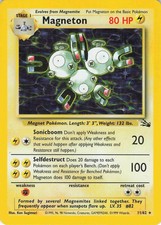 MAGNETON 11/62 - FOSSIL SET (1999) POKEMON TCG HOLO FOIL RARE CARD WOW L@@K!!!
