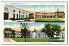 c1920's William Pynchon Memorial Building & Museum View Springfield MA Postcard